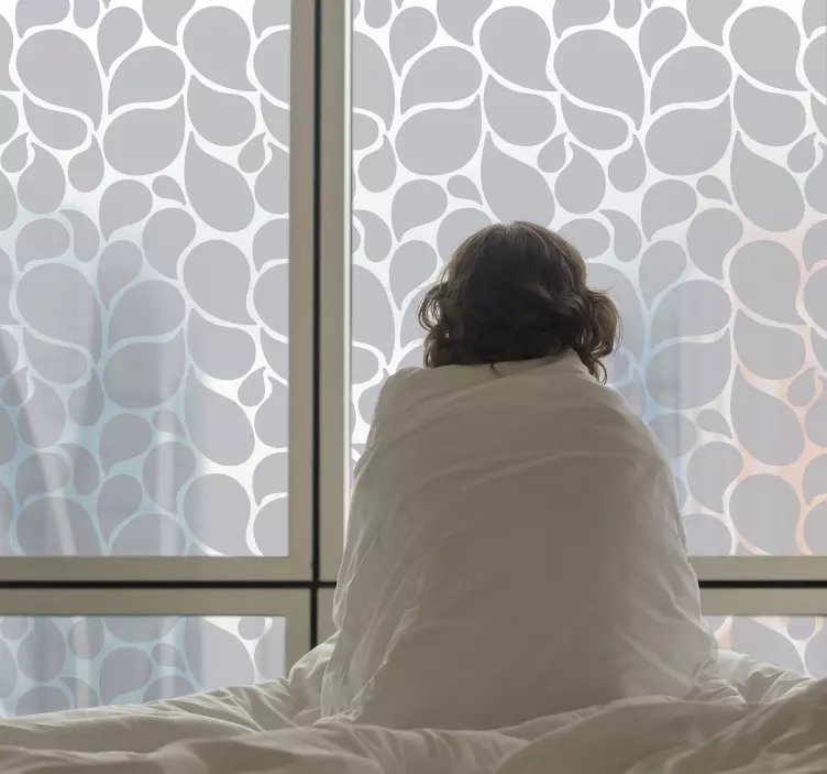 Water drops window sticker - TenStickers