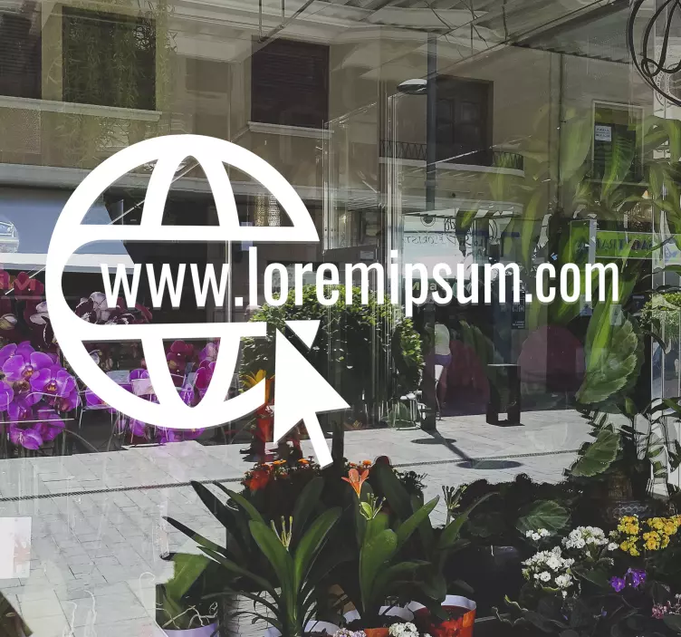 website internet vinyl sticker - TenStickers