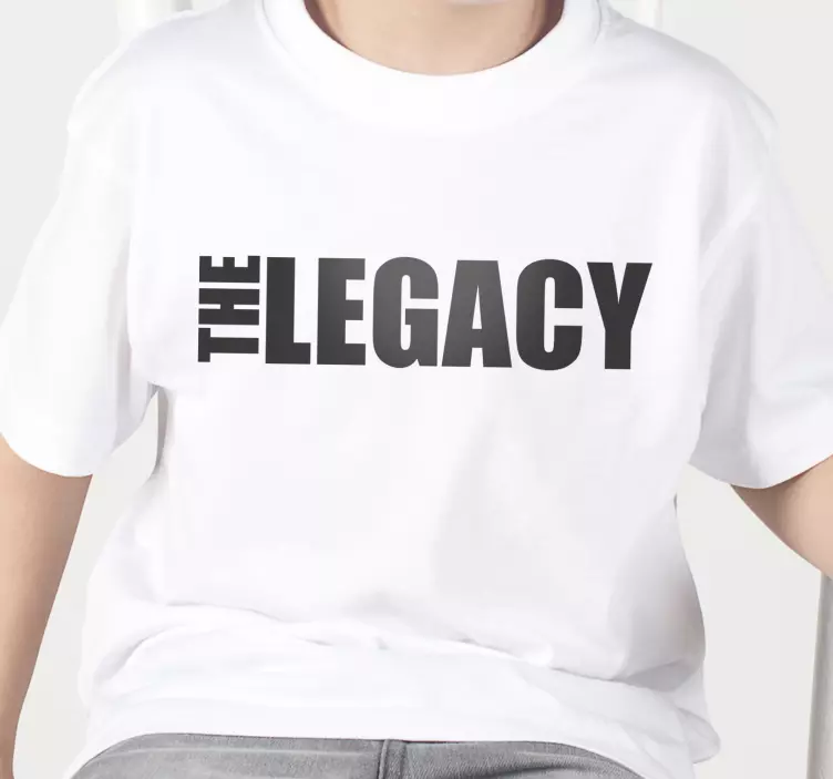 White legend statement t-shirt - TenStickers
