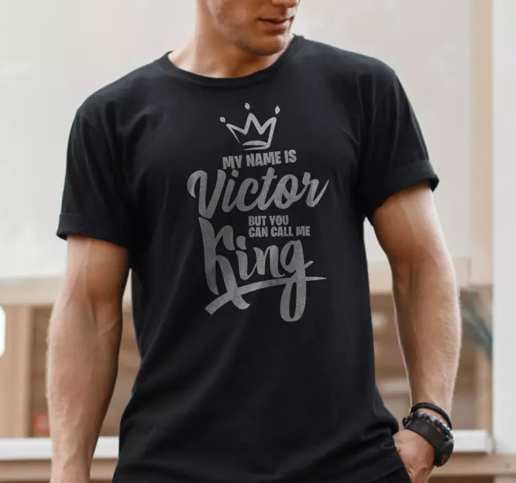 Call me King. T-shirts with name - TenStickers