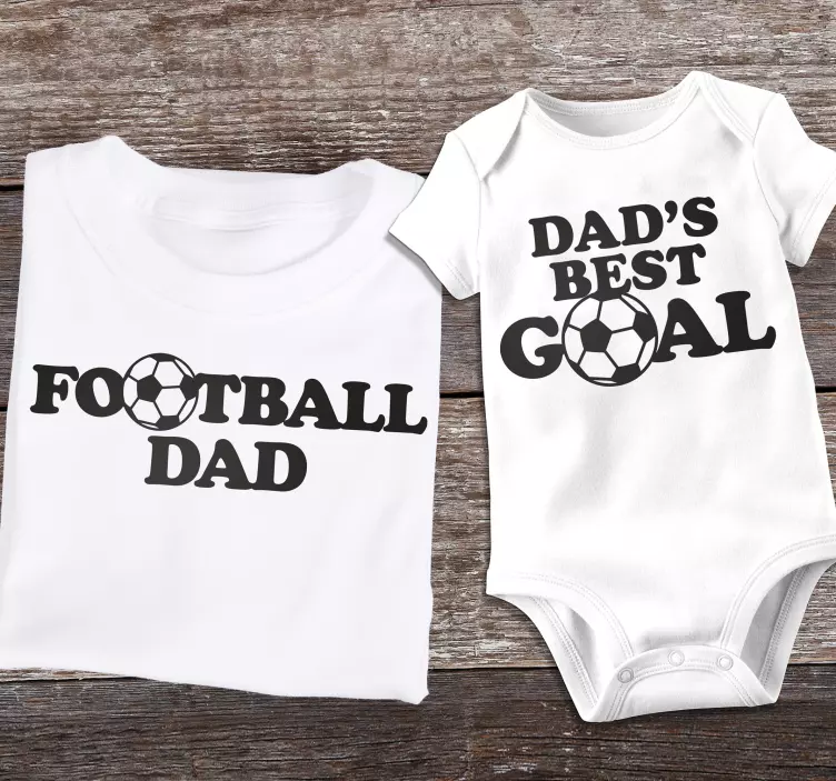 Football father and son shirt - TenStickers