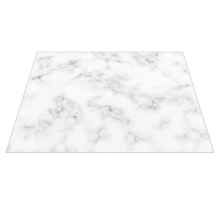 Kitchen vinyl rug with simple marble pattern - TenStickers
