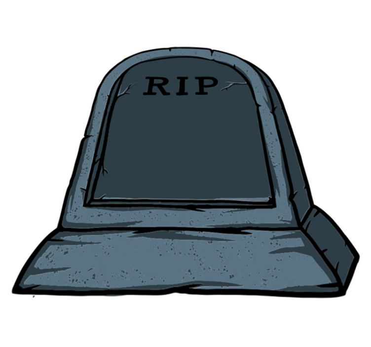 Halloween vinyl rug grave eerie and unusual - TenStickers