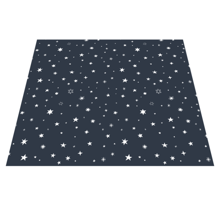Star vinyl rug night sky design - TenStickers