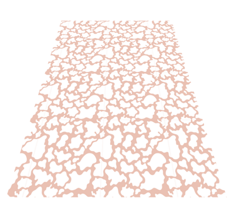 Textured Pink animal print rug - TenStickers