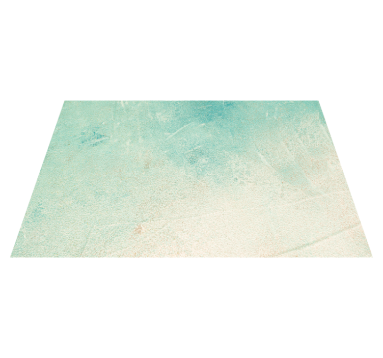 Wonderful turquoise stone vinyl rug - TenStickers