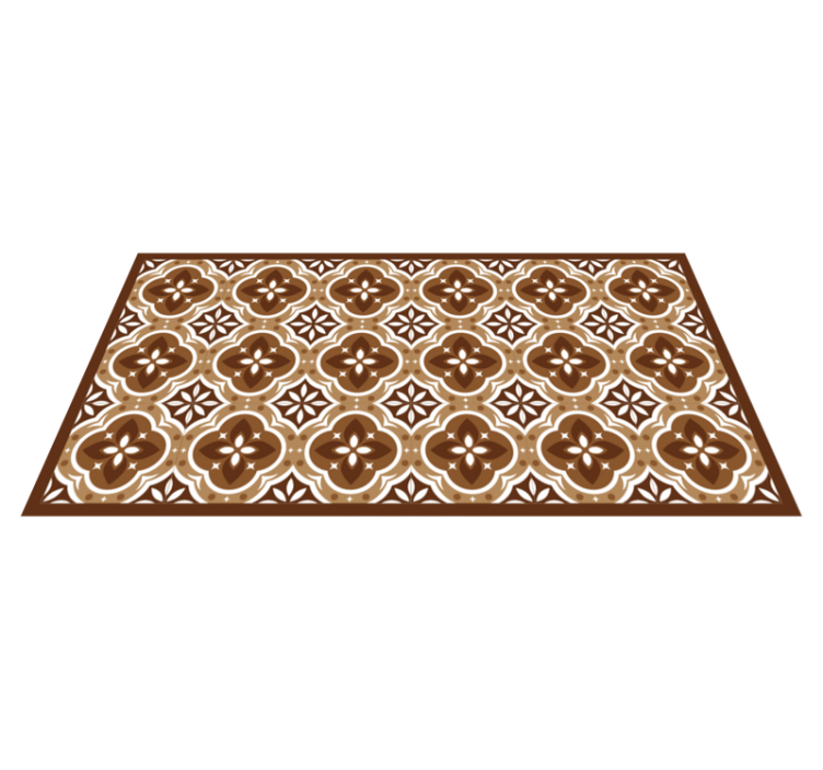 Ornate Tile Mosaic tile vinyl rug - TenStickers