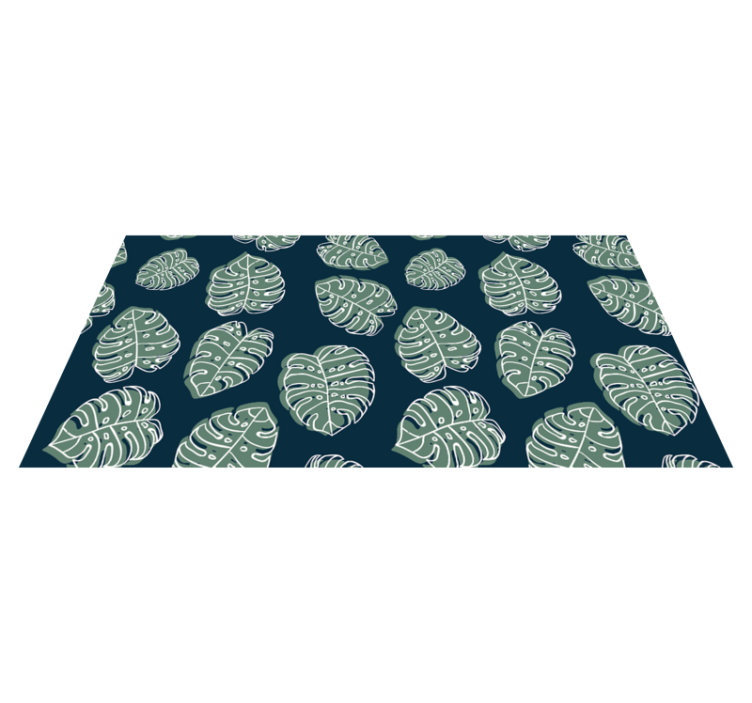 Green and blue monster nature vinyl rug - TenStickers