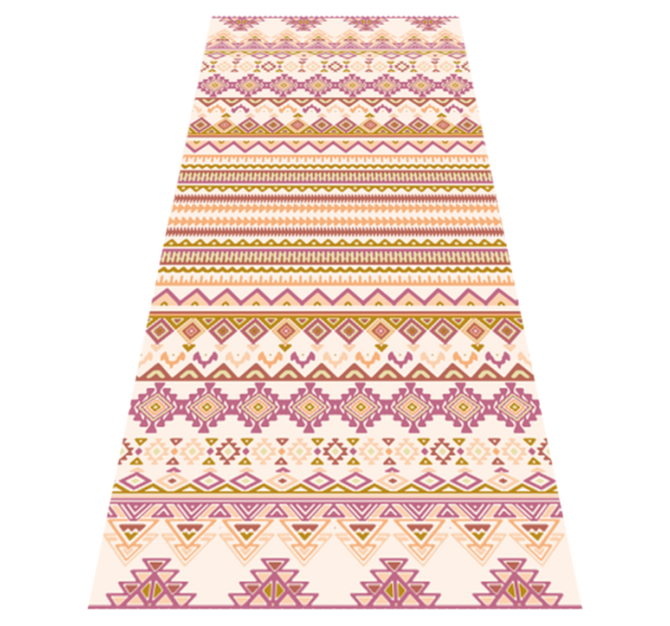 Ethnic Pattern Runner ethnic vinyl rug - TenStickers