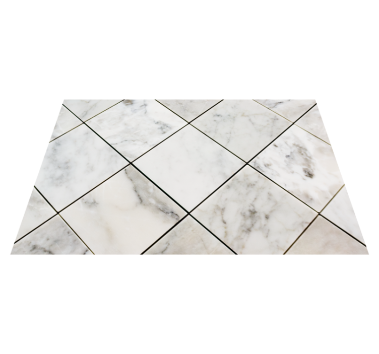 marble texture tiles modern rug - TenStickers