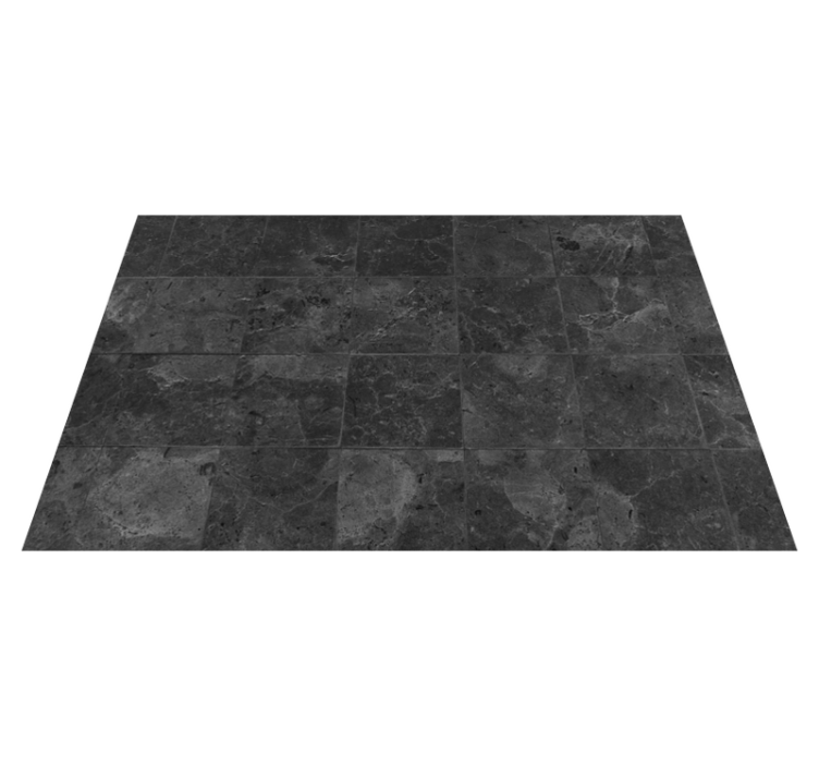 Grey tiles texture modern rug - TenStickers