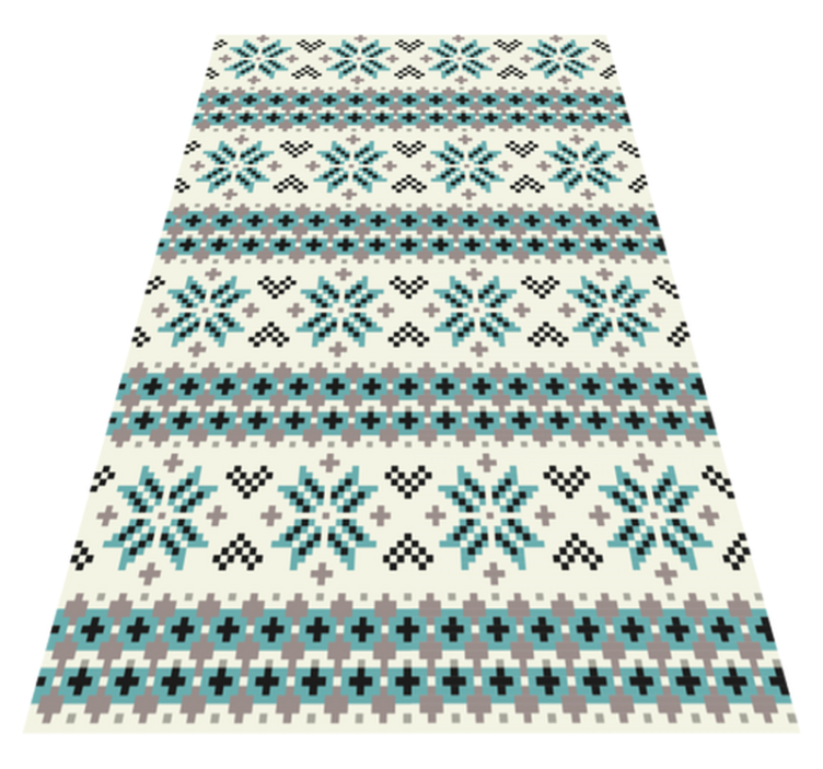 Ethnic Mandala Pattern mandala vinyl rug - TenStickers