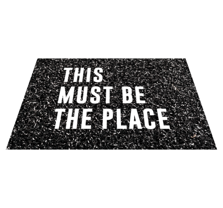 Must be the place entrance hall vinyl rug - TenStickers