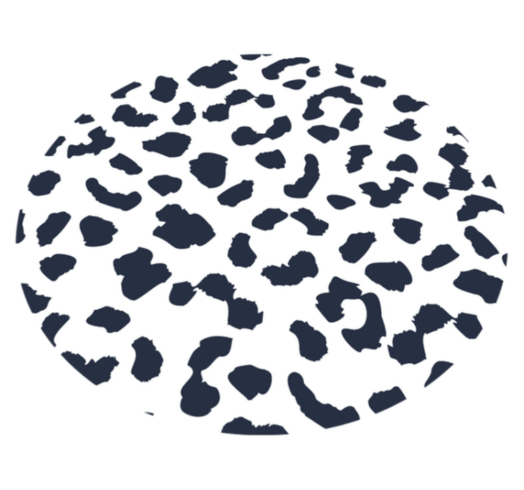 Cowhide patterned design animal print vinyl rug - TenStickers