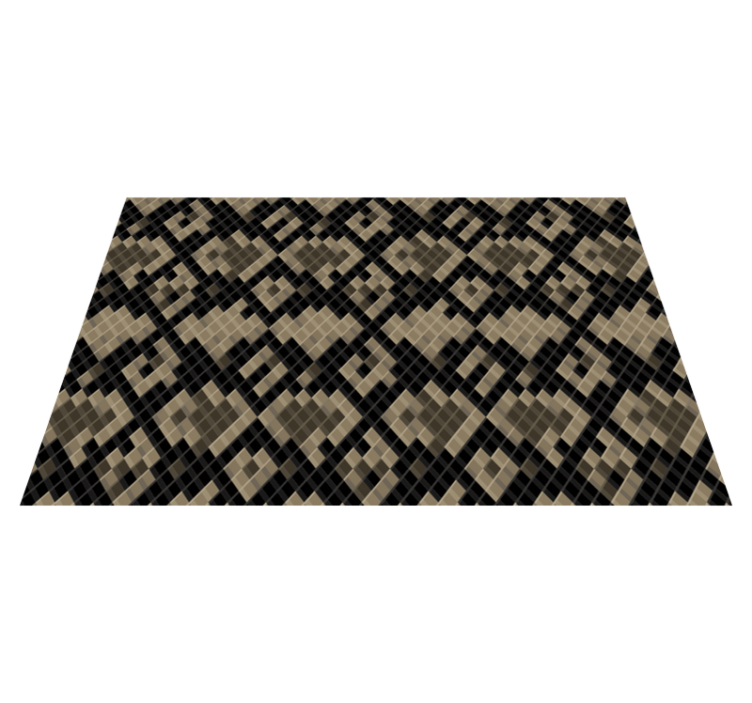 Snake design animal print vinyl rug - TenStickers