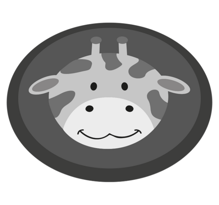 Nordic gray giraffe baby play mat - TenStickers