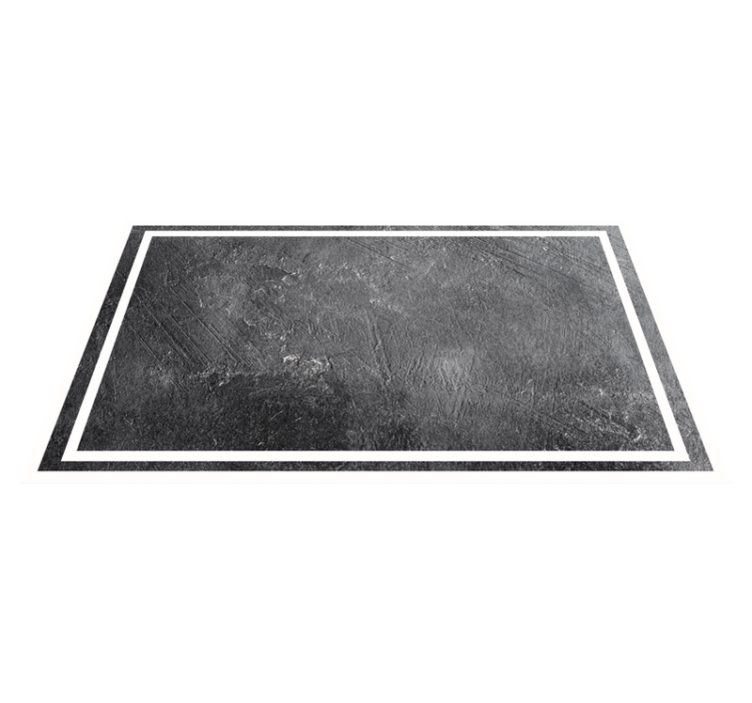Black earthy effect textured vinyl rug - TenStickers