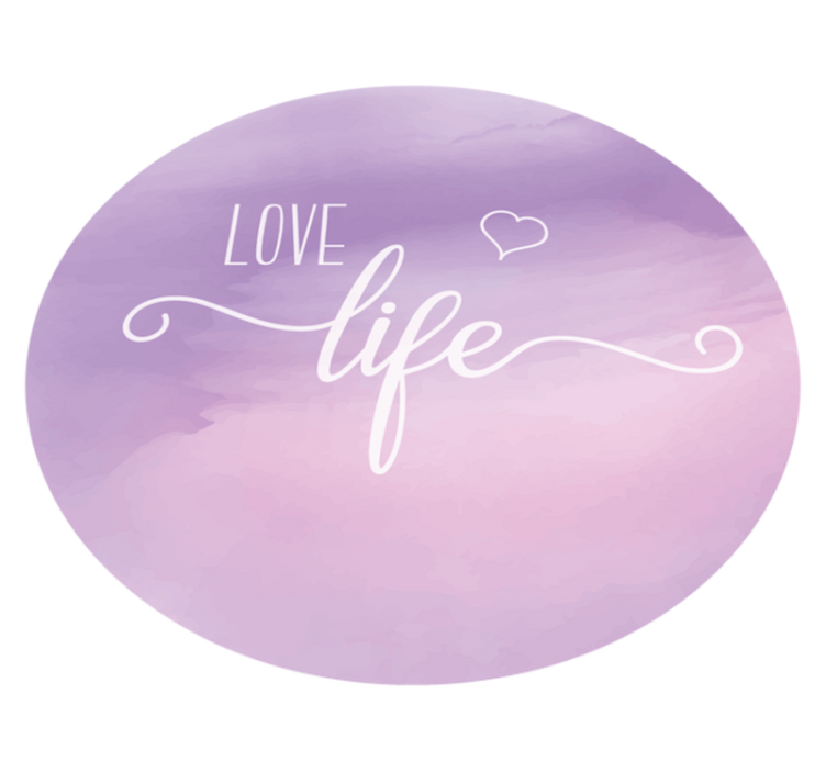 Custom rug for a meaningful life - TenStickers