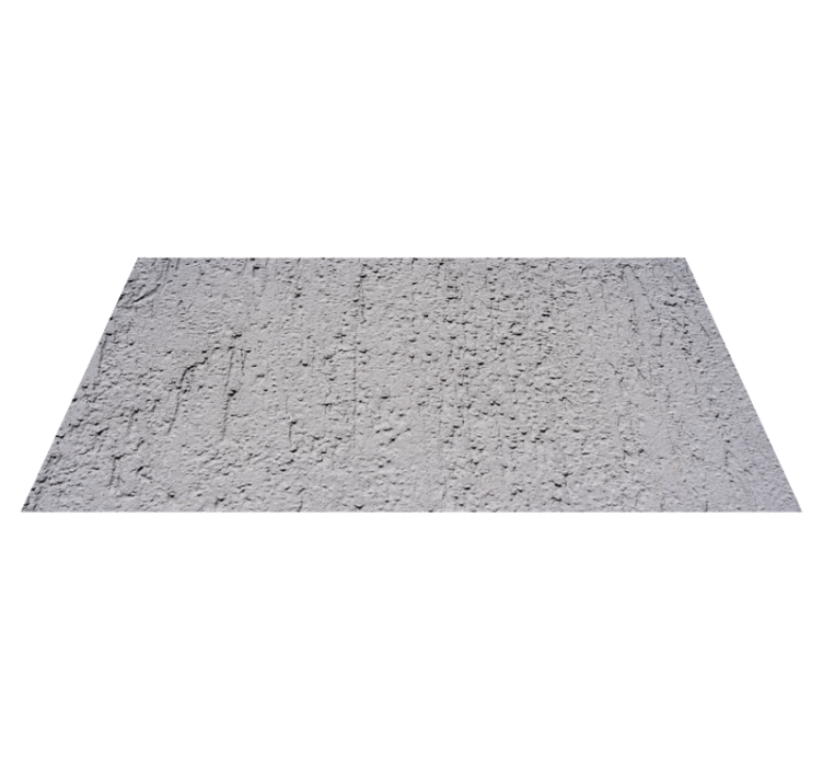 Textured grey concrete stone effect vinyl rug - TenStickers
