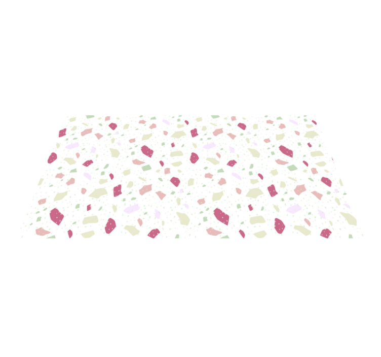 Dynamic Colorful Shapes kids vinyl rug - TenStickers