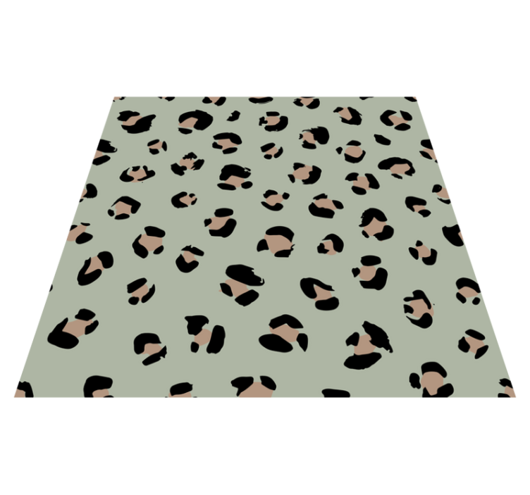 Animal print vinyl rug leopard spots skin - TenStickers