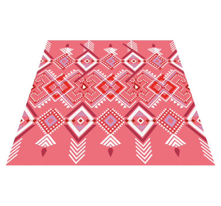 Tribal Pattern Mosaic ethnic vinyl rug - TenStickers