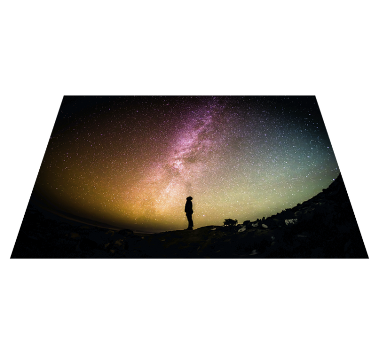 Celestial Landscape nature vinyl rug - TenStickers