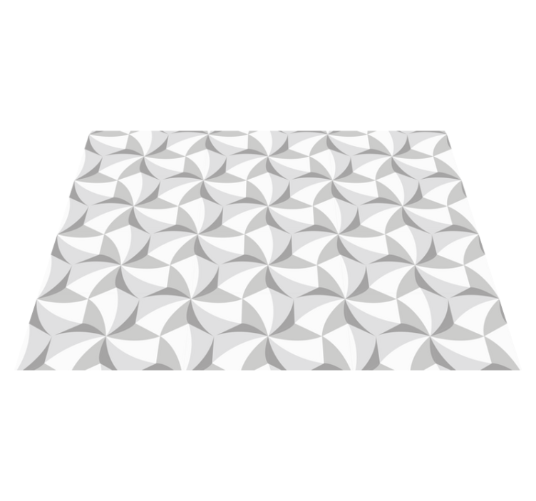 Abstract Swirl Pattern geometric rug - TenStickers