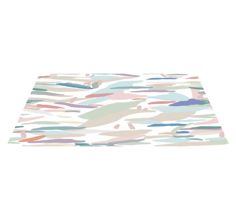 Minimalist Abstract Camouflage minimalist rug - TenStickers