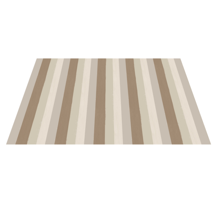 Sand color stripes carpet - TenStickers