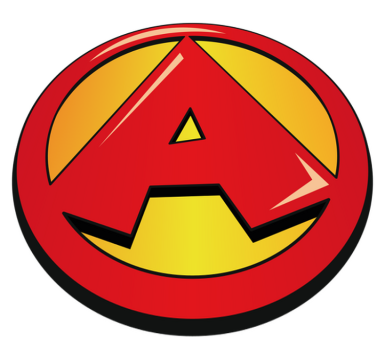 Super initial letter  kids rug - TenStickers