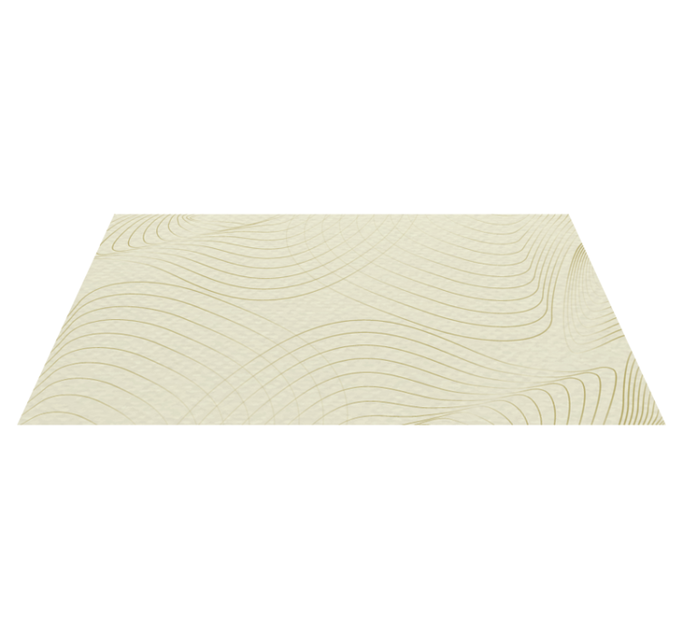 Flowing Line Art minimal vinyl rug - TenStickers