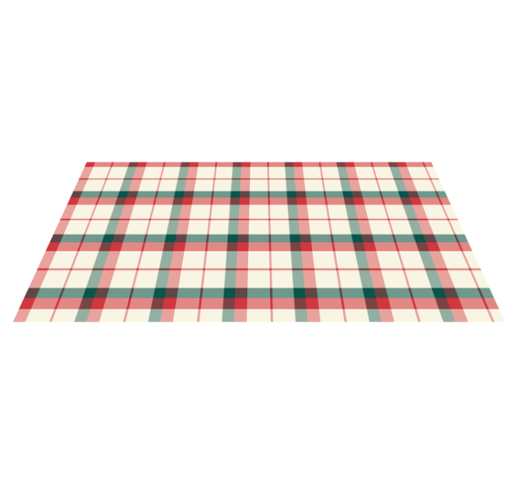 Christmas Tartan geometric carpets - TenStickers