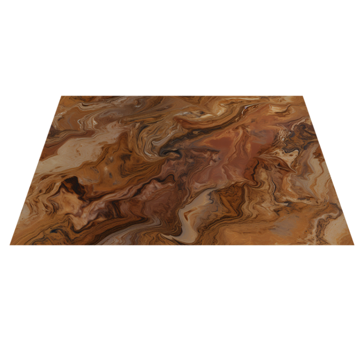 Brown shade marble vinyl rug - TenStickers