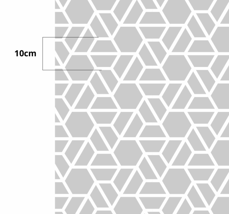Gray modern pattern geometric rugs - TenStickers