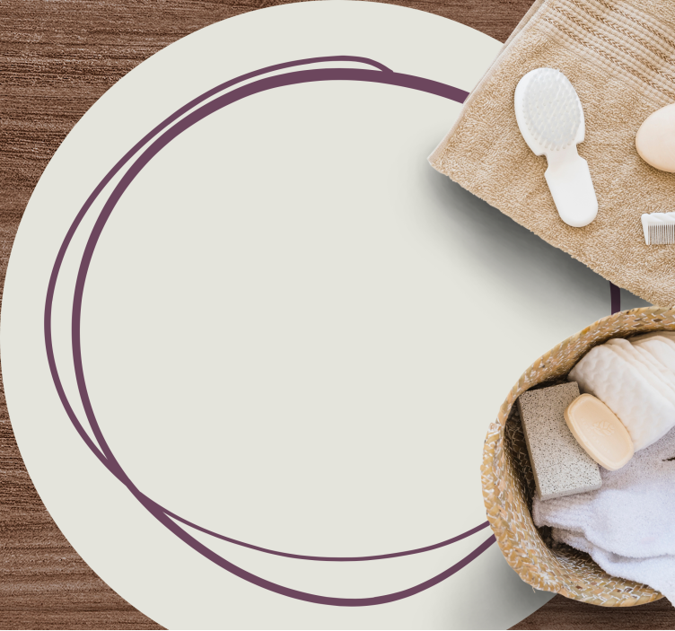 Bathroom Essence bathroom vinyl rug - TenStickers