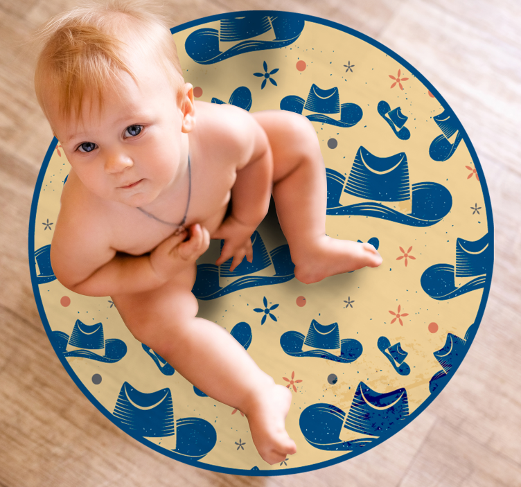 Circular Play Area nursery vinyl rug - TenStickers