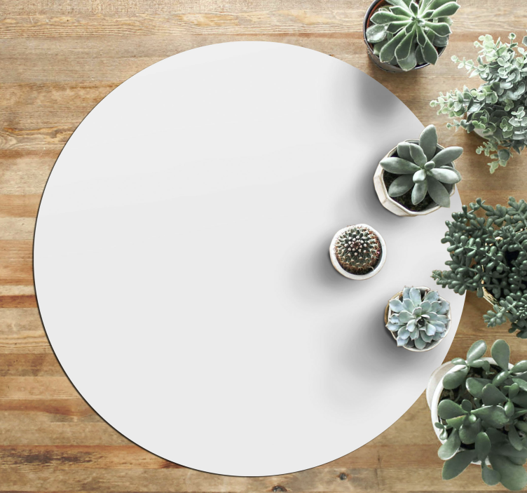 Neat Round Aesthetic circular vinyl rug - TenStickers