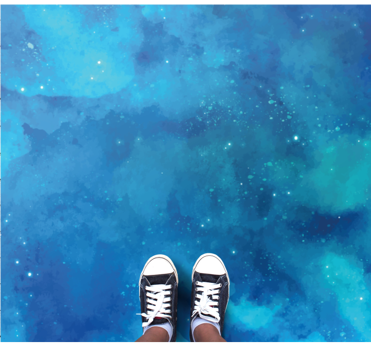 Nocturnal sky teen vinyl rug - TenStickers