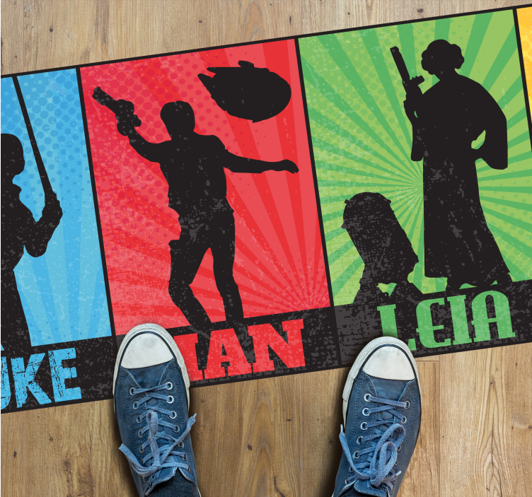 Heroes Journey game vinyl rug - TenStickers