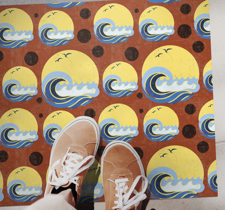 Seaside Imagery kids vinyl rug - TenStickers