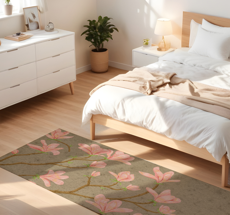 Vintage style Magnolia vintage rug - TenStickers