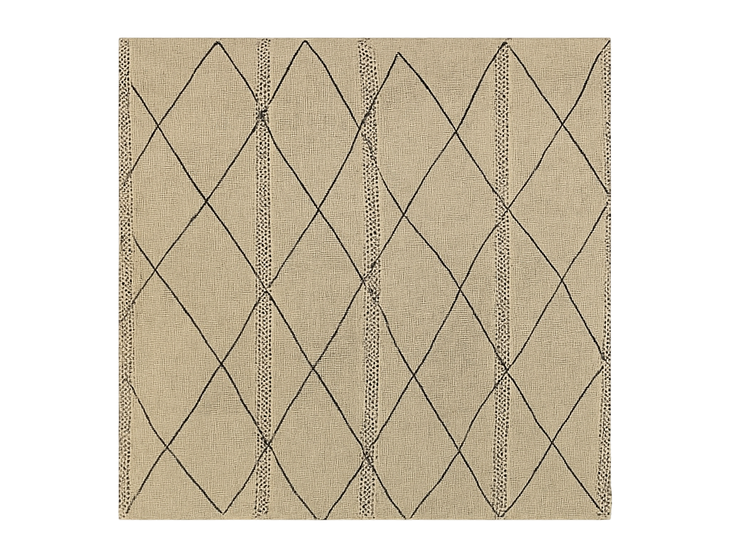 Moroccan diamond design outdoor vinyl rug - TenStickers
