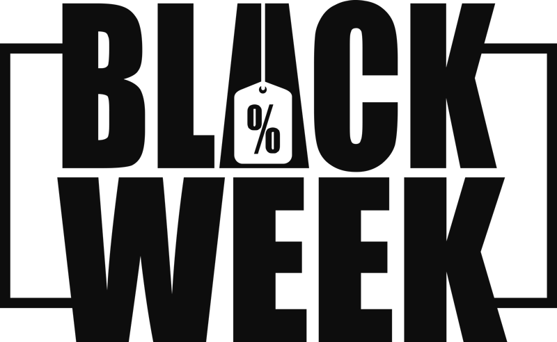 Black friday vinyl rug for your window display - TenStickers
