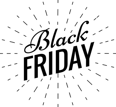 Black friday vinyl rug shimmering elegance - TenStickers