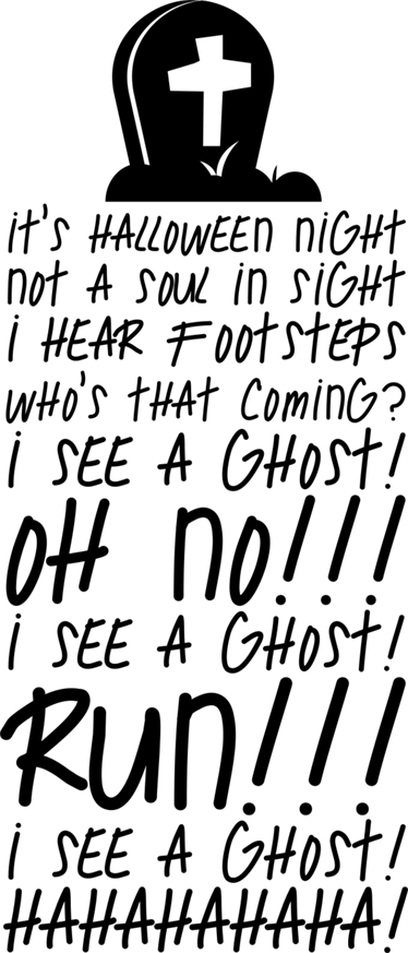 Halloween vinyl rug spooky season anthem - TenStickers