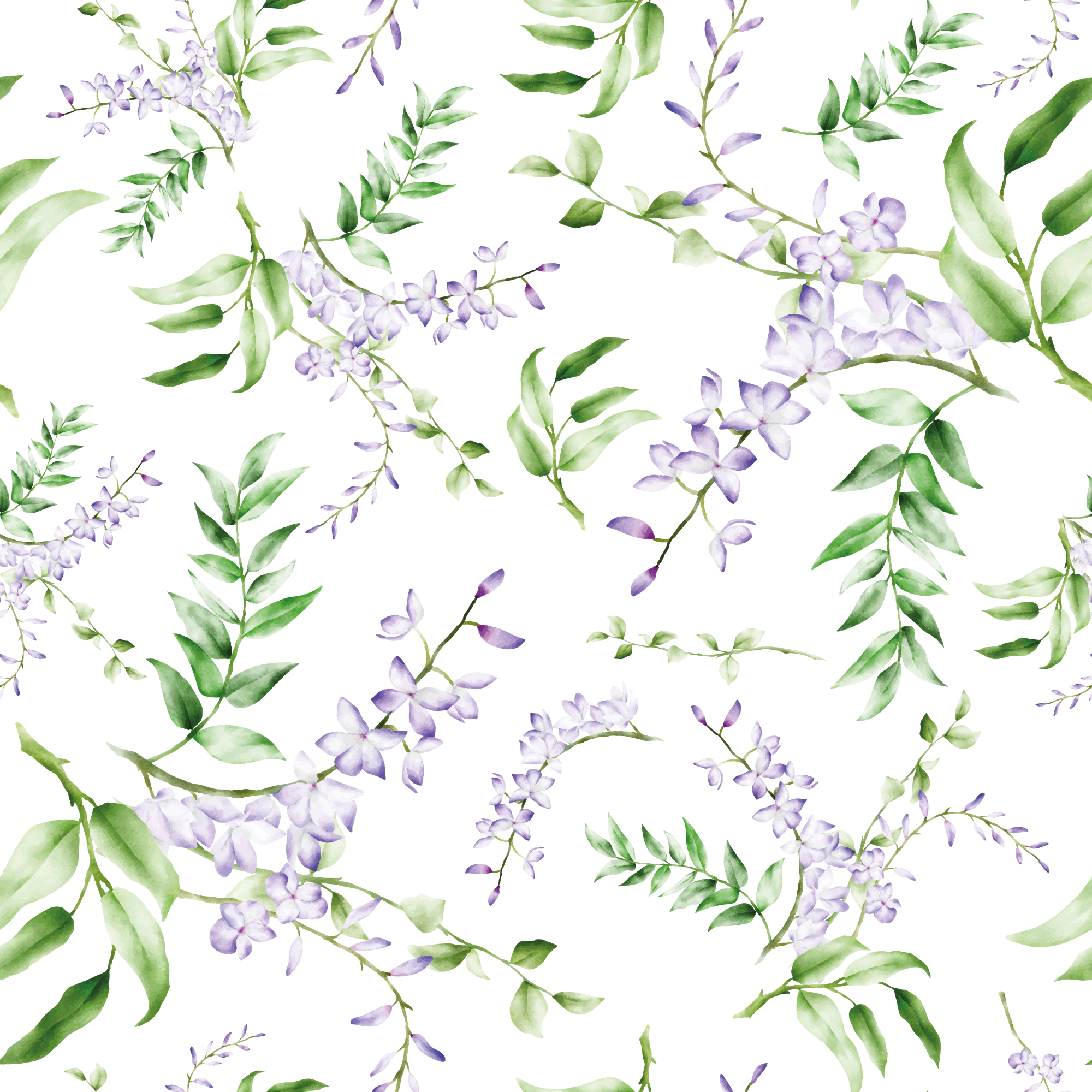 Floral vinyl rug lavender window motif - TenStickers