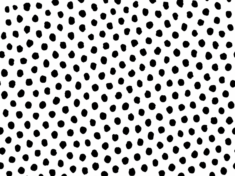 Animal print vinyl rug dalmatian black and white - TenStickers