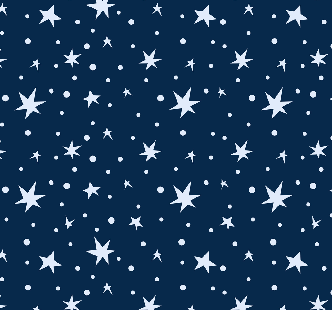 Star vinyl rug stars on navy blue - TenStickers