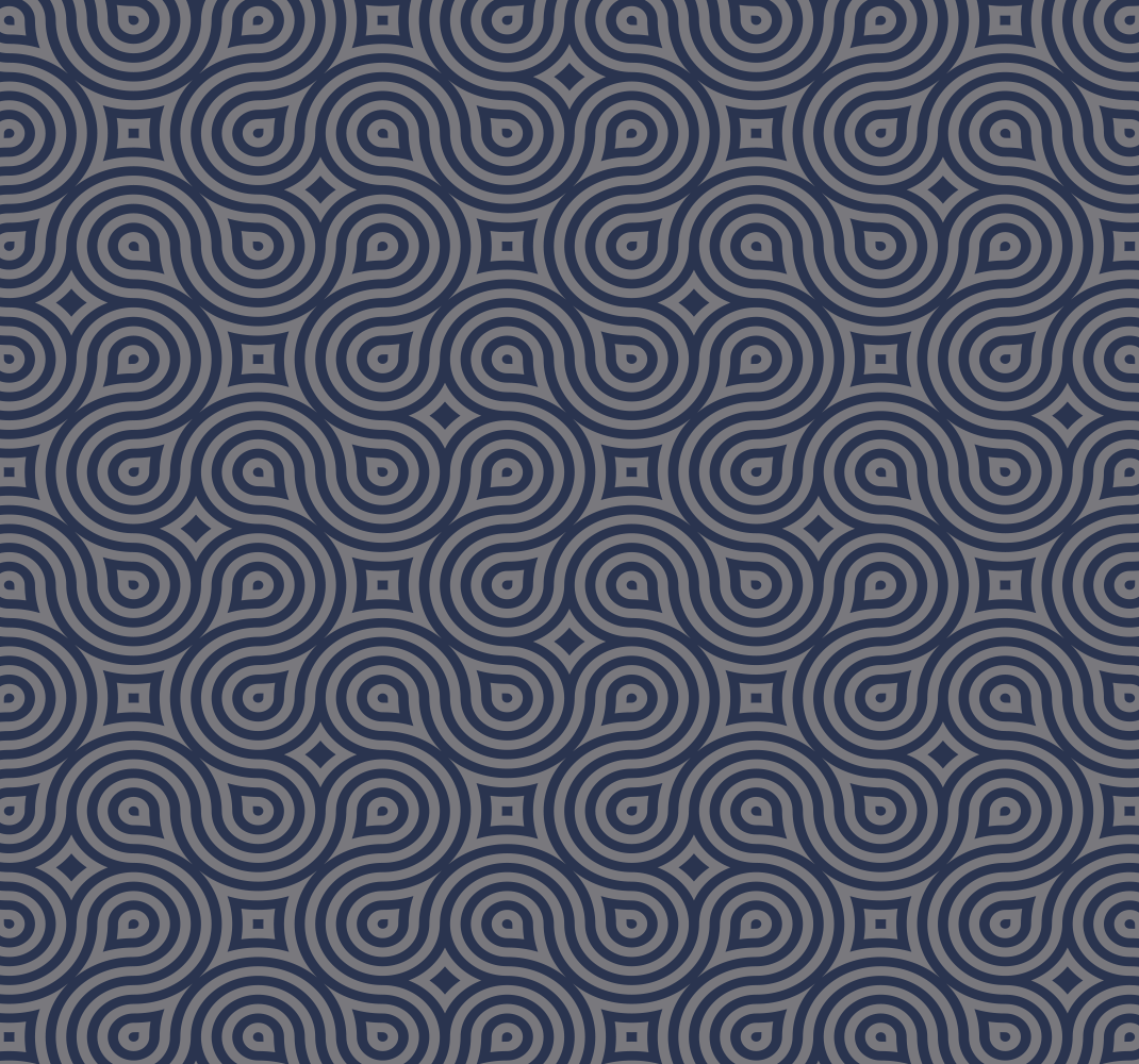 Geometric vinyl rug in blue geometric forms - TenStickers